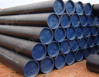 End finished line pipe