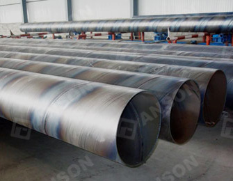 Helical weld pipe