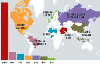 world oil reserves map